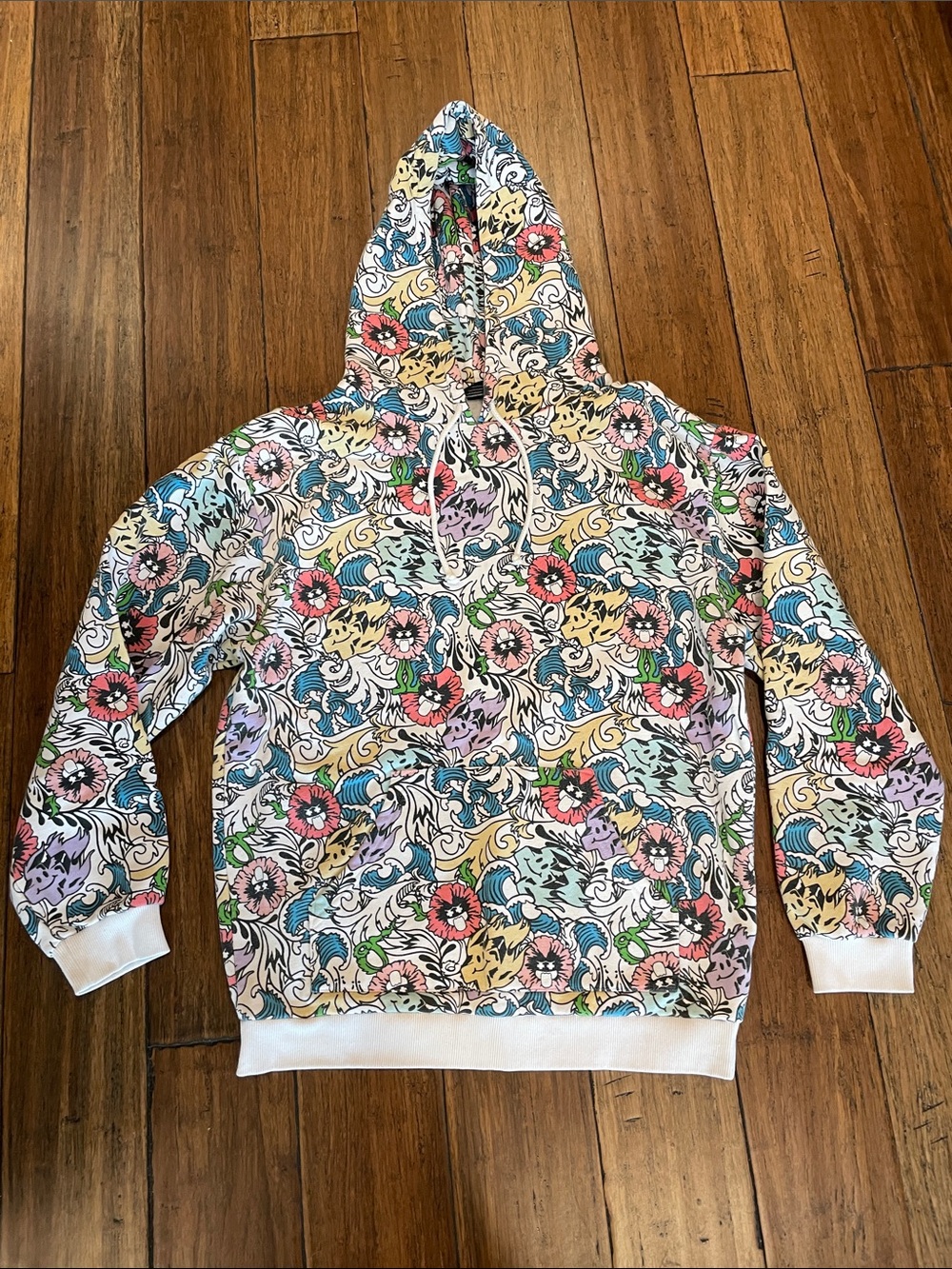 Pink Dolphin Hoodie The wave